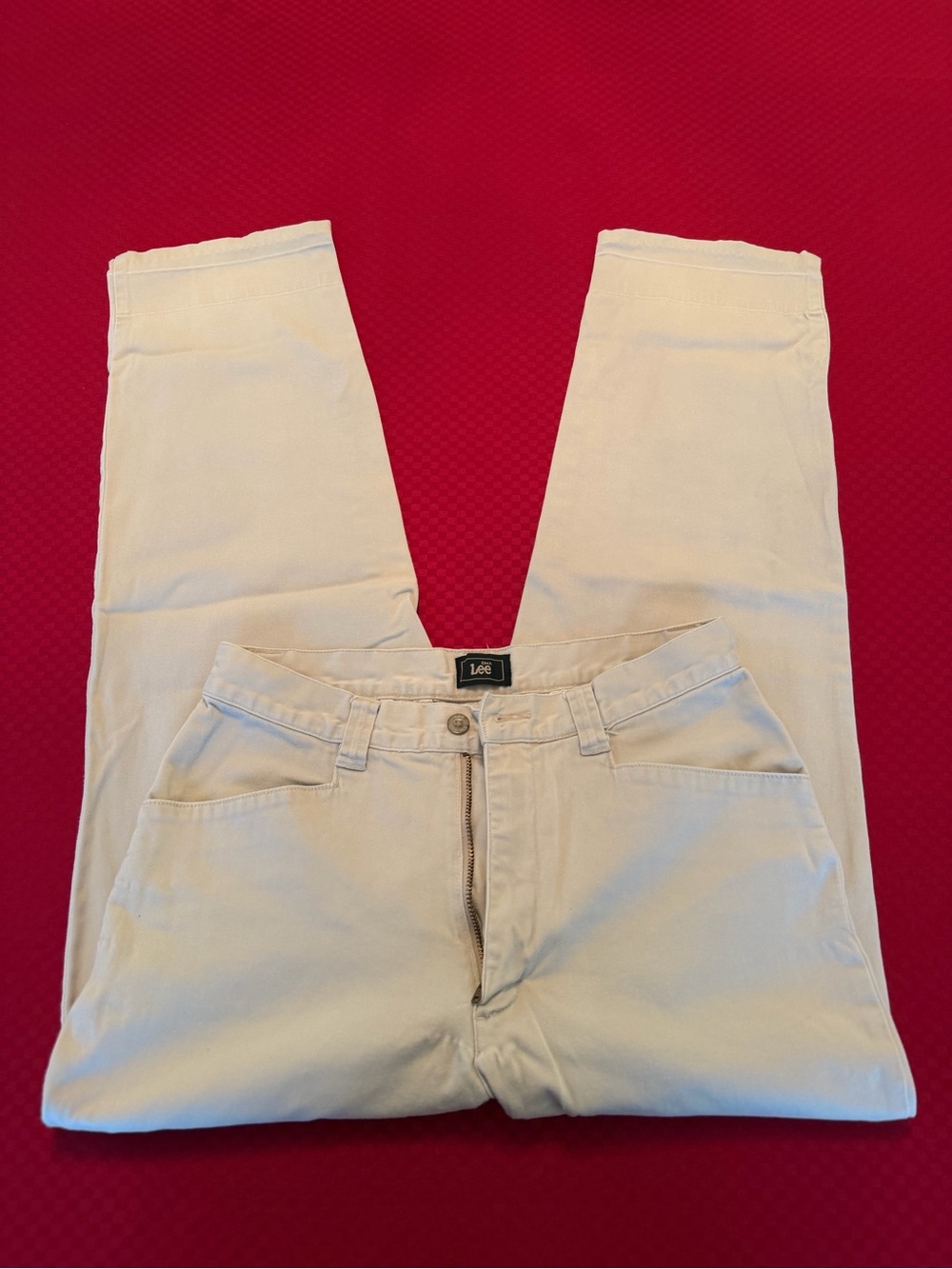 Lee Women’s Light Beige Straight Leg Pants